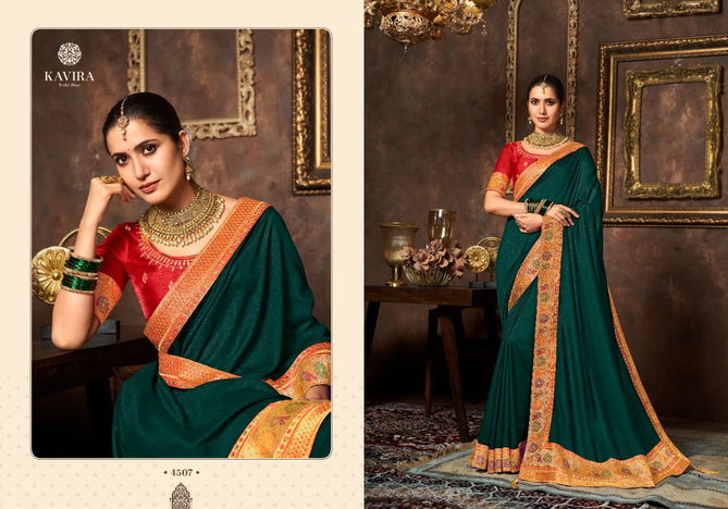 Kavira Aarya Heavy Designer Wholesale Wedding Wear Sarees